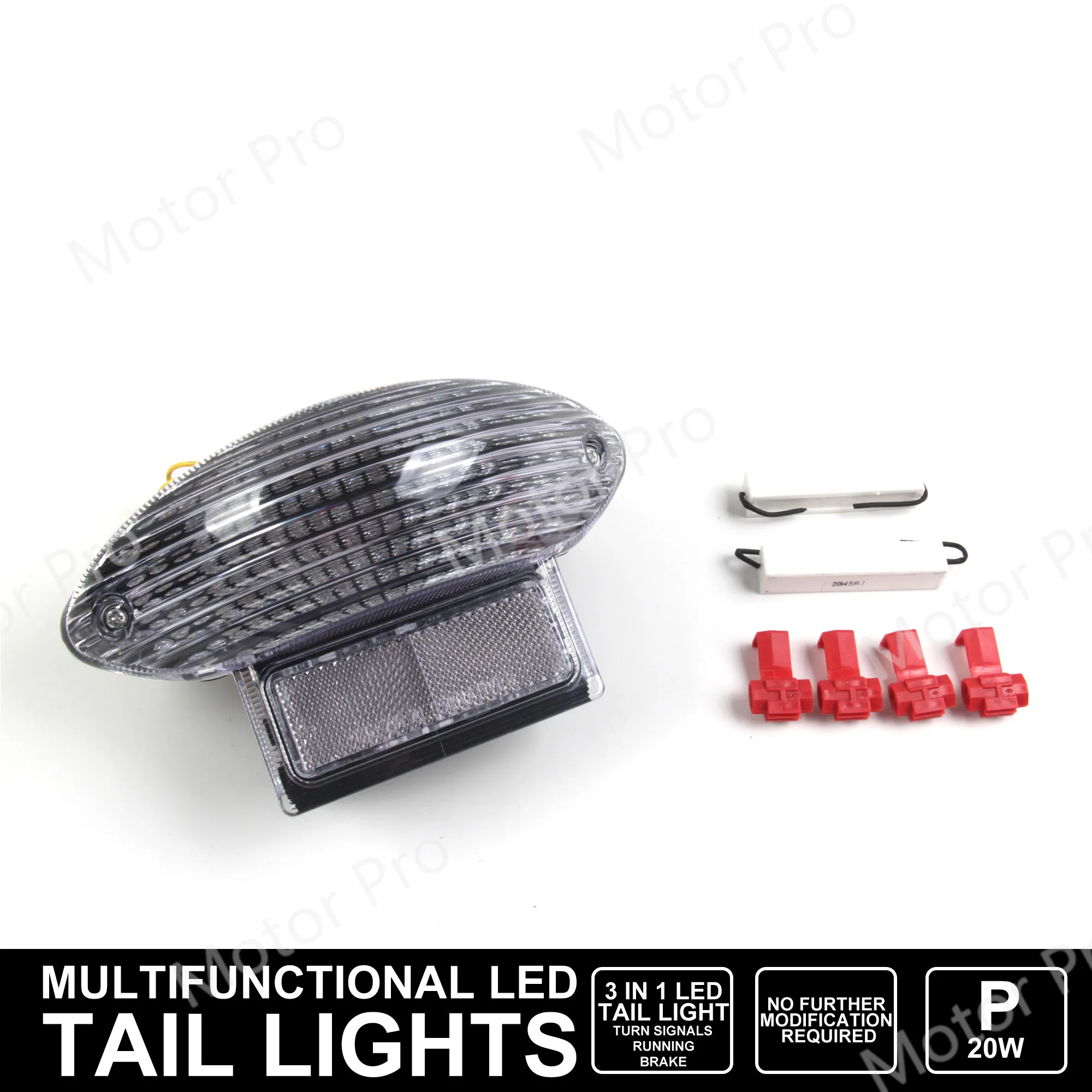 Motorcycle Taillight For Suzuki Katana 600 750 GSX600F GSX750F 2003 2004 2005 2006 LED Turn Signals Brake Tail Light