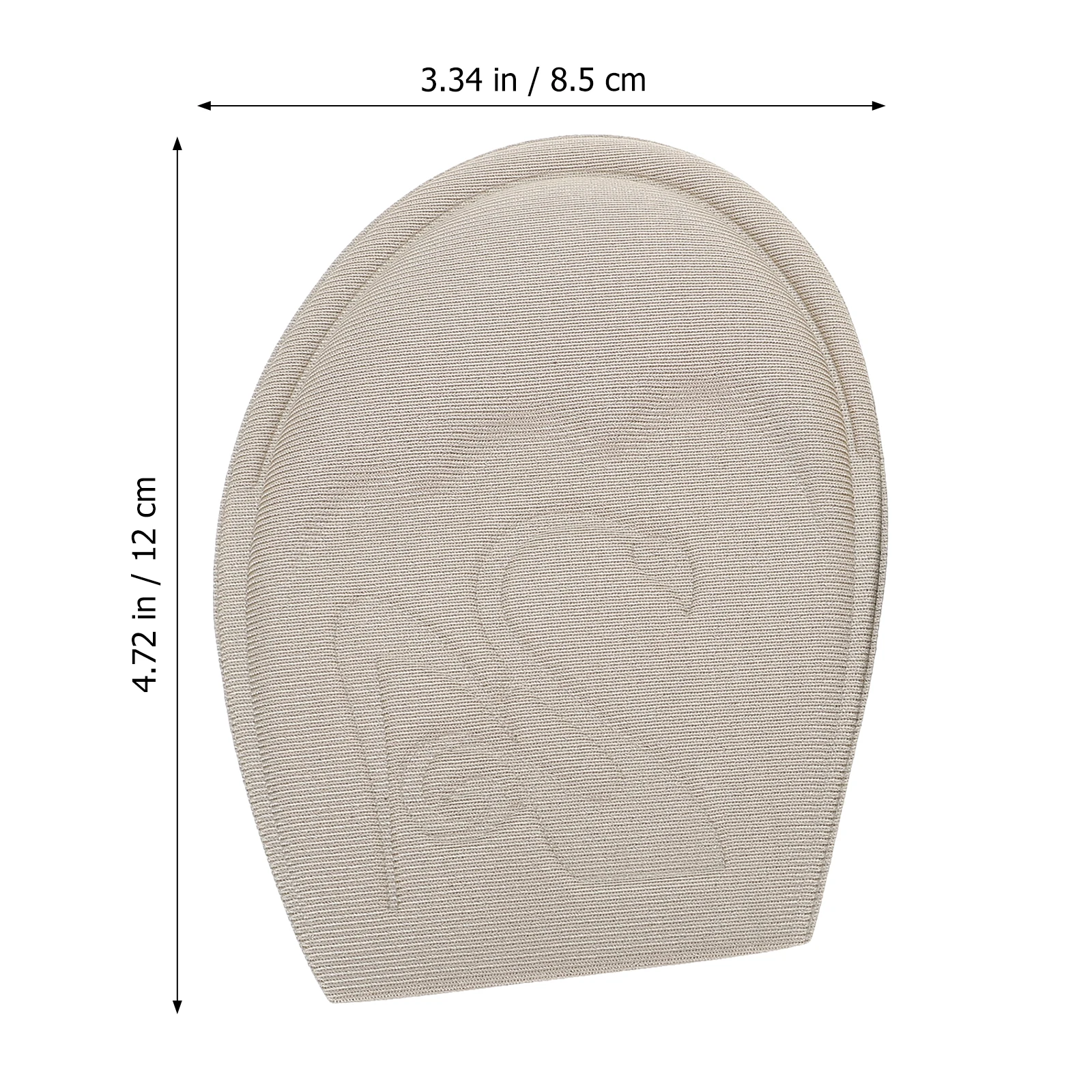 

4 Pairs Forefoot Pads EVA Skid Resistance Half Insoles Durable Breathable Reusable Feet Care Tools High Heel Antiskid Mats