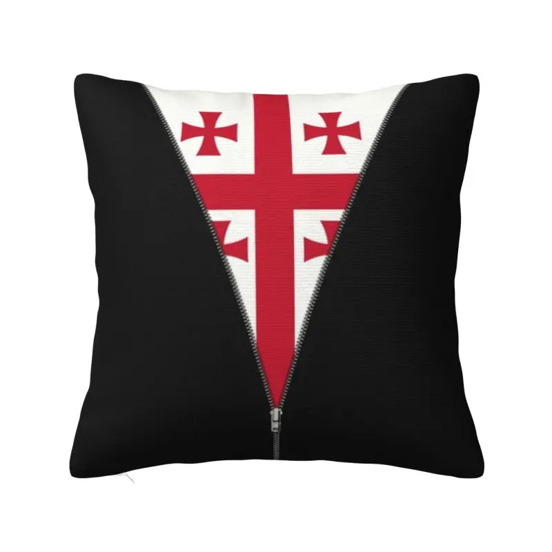 

Custom Flag Of Georgia Georgian Pride Modern Throw Pillow Cover Bedroom Decoration Cushion