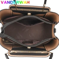 Soft Leather Luxury Handbags Women Bags Designer 3 Layers Shoulder Crossbody Sac Ladies Large Capacity Shopping Messenger Tote - Image 5