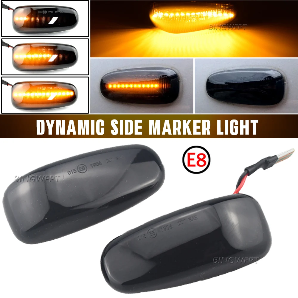 For Mercedes benz Sprinter W901 902 903 904 905 W210 S210 W A C 208 W414 W670 LED Side Marker Lamp Turn Signal Repeater Lights