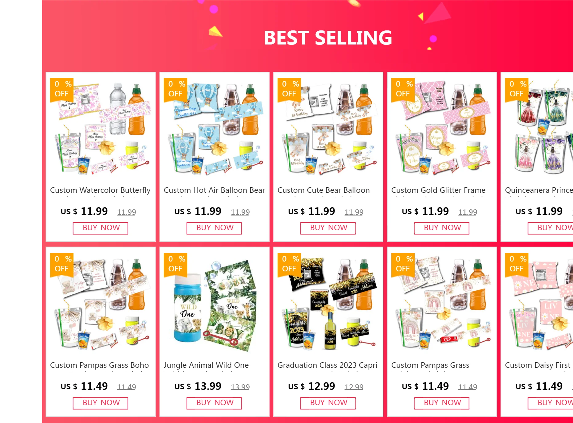 Dschungel-Thema Wald-Saftbeutel-Etiketten, personalisierte Geburtstagsgeschenk-Giebelbox-Geschenkanhänger-Aufkleber, Geburtstags- und Babyparty-Dekoration – Detail 1