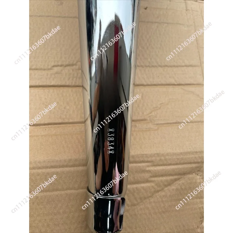 GN250 single exhaust pipe front section thickened double tube