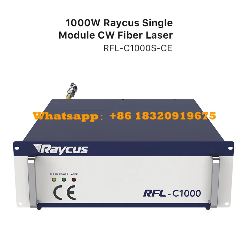 Ultrarayc Original Raycus 1064nm Fiber Laser Source RFL-C1000 Single Module 1-2KW CW Fiber Lasers for Cutting Welding Machine