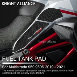 DUCATI MULTISTRADA 950 950S 2019 2020 2021 오토바이 미끄럼 방지 측면 연료 탱크 스티커 방수 패드 고무 스티커