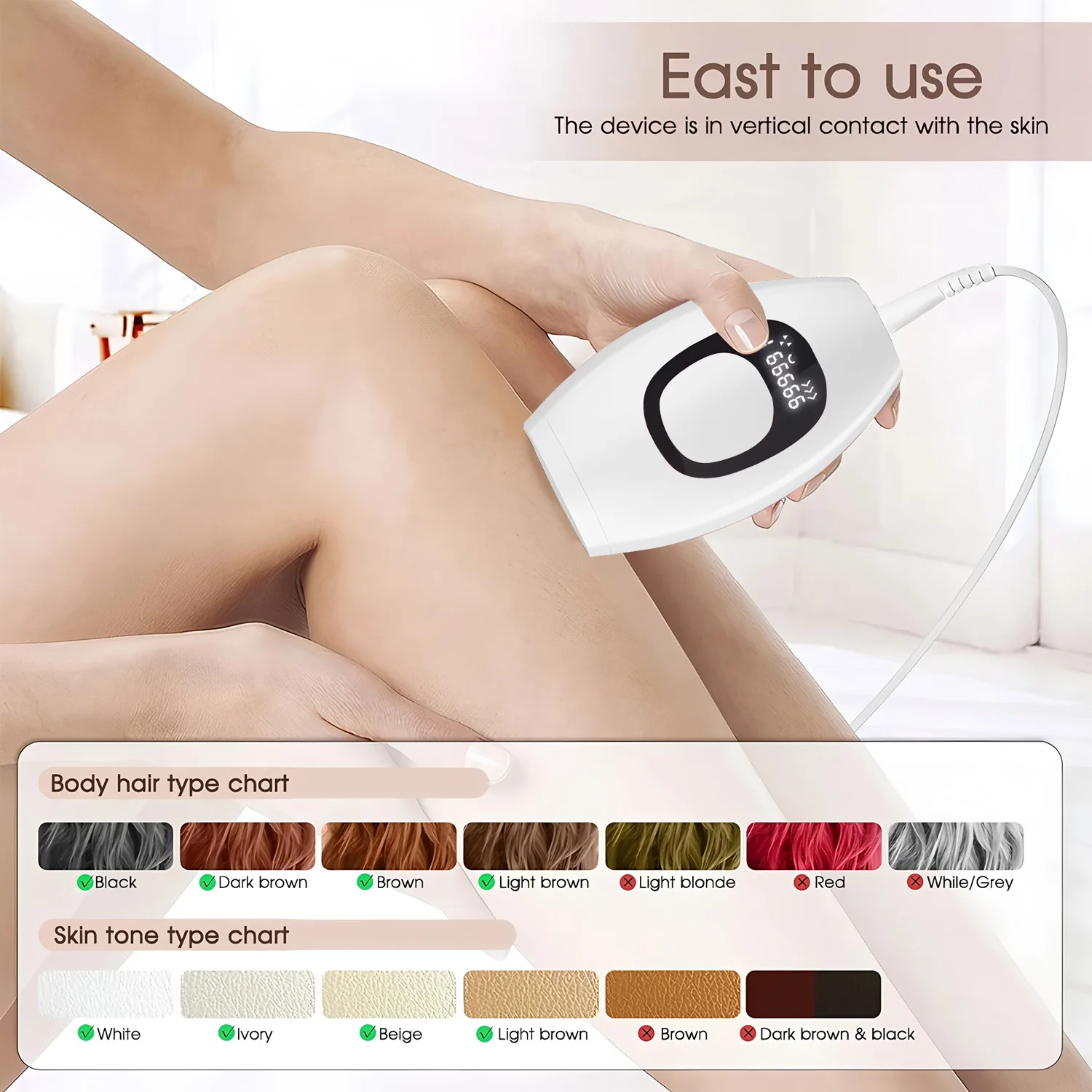 Ipl Hair Removal Laser Epilator 999900 Fast Flash Hair Remover Painless Permanent Photoepilator Whole Body Treament For Women