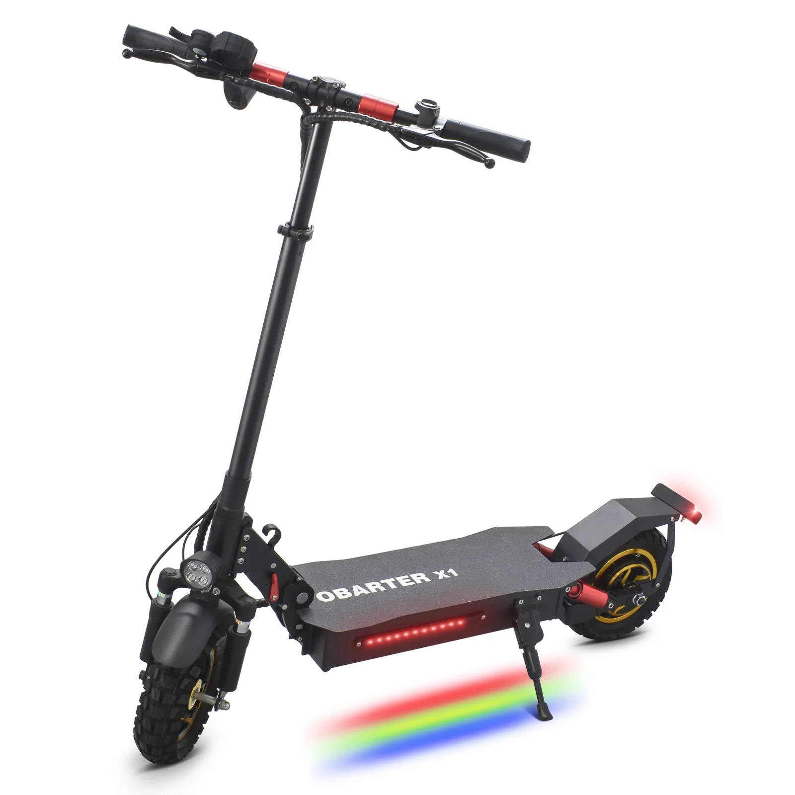 

1000W Electric Scooter for Adult, 3 Speed 45KM/H 50KM Range,48V/21AH Battery 10'' Off Road Tire,Dual Hydraulic Shock 265LBS Load