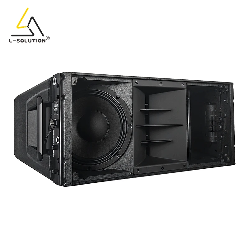 Factory OEM ODM H20 Dual 10 Inch Active Line Array Speaker 400W+400W DSP Bi-amp Custom Wholesale Stage Concert Event