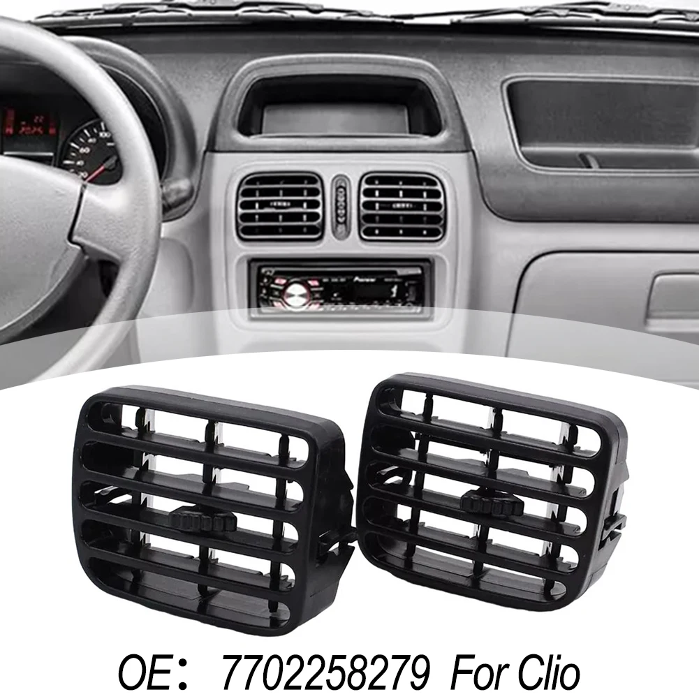 Auto Central Air Vent Grille 7702258279 7702258375 15*10*10cm ABS For Clio II 1998-01 For THALIA I 2001-06 Interior Accessories