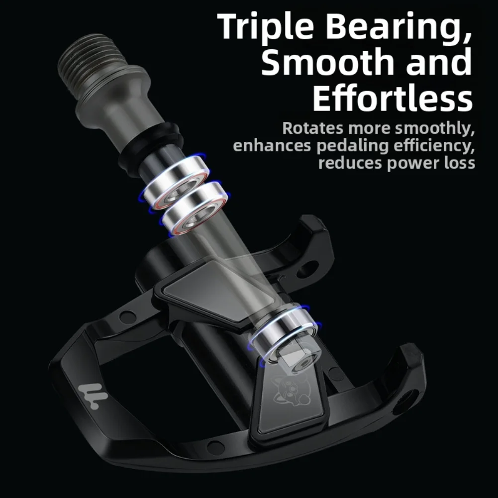 

Cycling Efficiency 3 Bearing Pedal Easy Install Bike Pedals Bicycle Pedal High Strength Pedal Easy To Install Lightweight Design