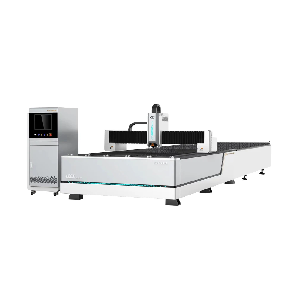 High-performance 6015 fiber  cutting machine, custom bed size, long processing capacity, excellent cutting quality, high ef