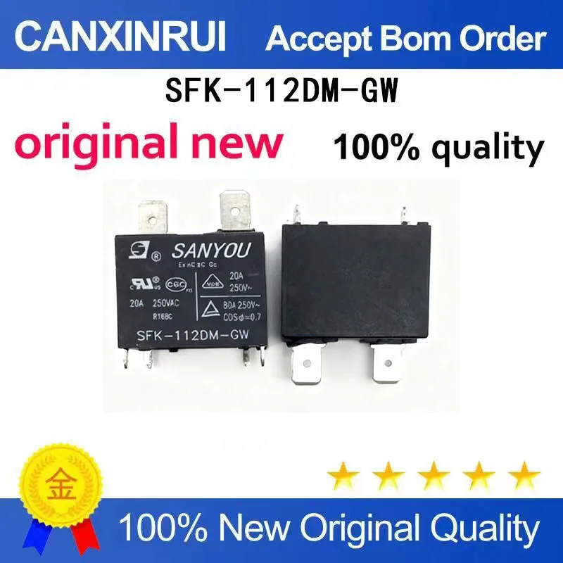 (5-100 Pieces) Brand new original SFK-112DM-GW relay 20A4-pin 2-pin spot chip