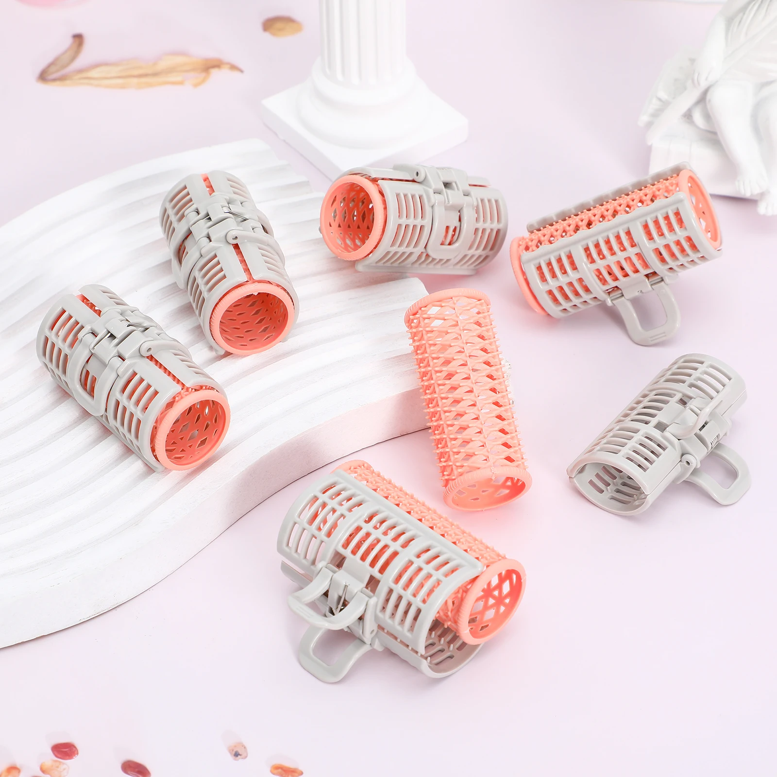 

6Pcs Hair Curler Clips for Easy Curls DIY Hairstyling Fluffy Curl Rollers for Women