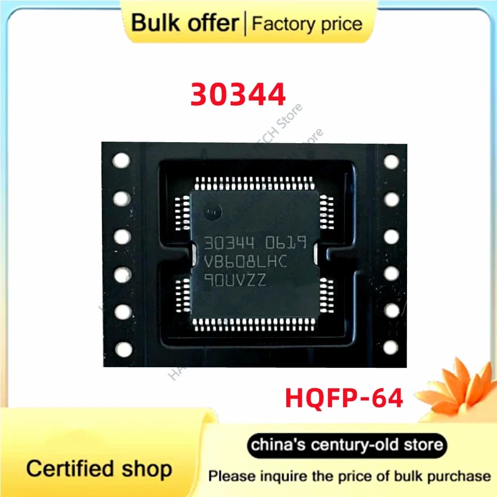 

1-5PCS/Lot Original 30344 HQFP64 For BOSCH Automotive IC Fuel Injection Driver IC Chip