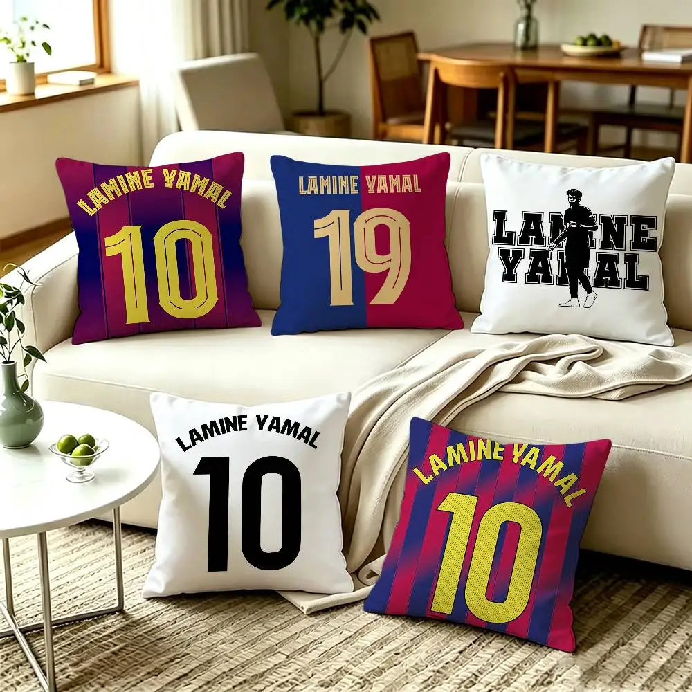 L-Lamine Y-Yamal NO.19 Pillow Case Living Room Sofa Cushion Cover Suitable For Home Bedroom Room Decoration