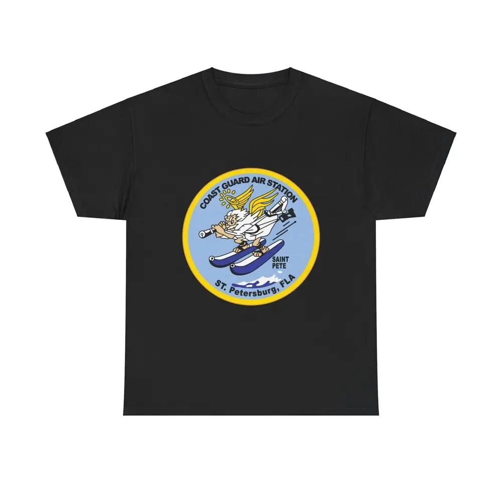 CGC Air Station St Petersburg FLA (U.S. Coast Guard) T-Shirt  Anime Graphic T-shirts for Men Clothing Women