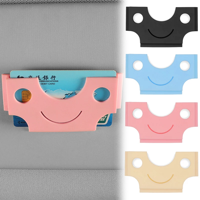 

Auto Dashboard Sun Visor Organizer Stickers Car Card Holder Windshield Mount Fastener Car Ticket Clip Car Interior Accessories