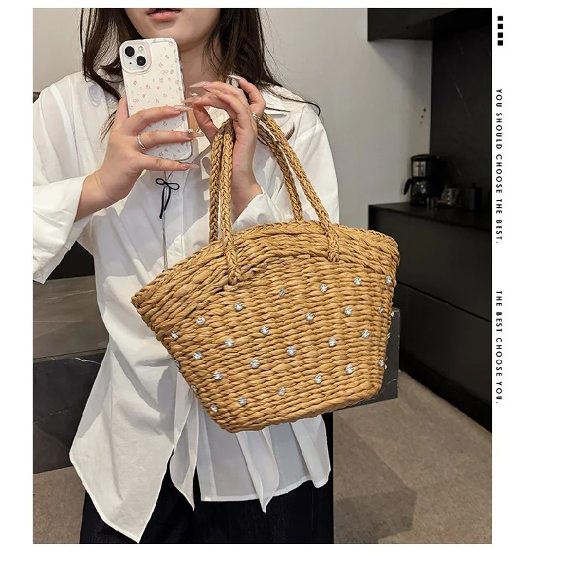 

Women's Messenger Bag Made Of Peony-Patterned Leather Featuring High-End Paris Casual Neat Lightweight Daily Look​