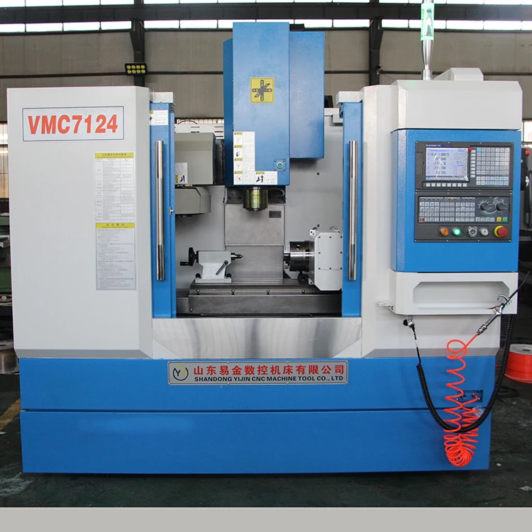 High Quality Material CNC machine XK7130 VMC7124 VMC850 three axis hard rail metal CNC milling machine optional tool library