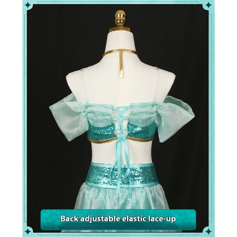 Cosplay Costumes, Adult Performance Costumes, Christmas Ladies\' Birthday Parties, Carnival Jasmine Princess Dresses