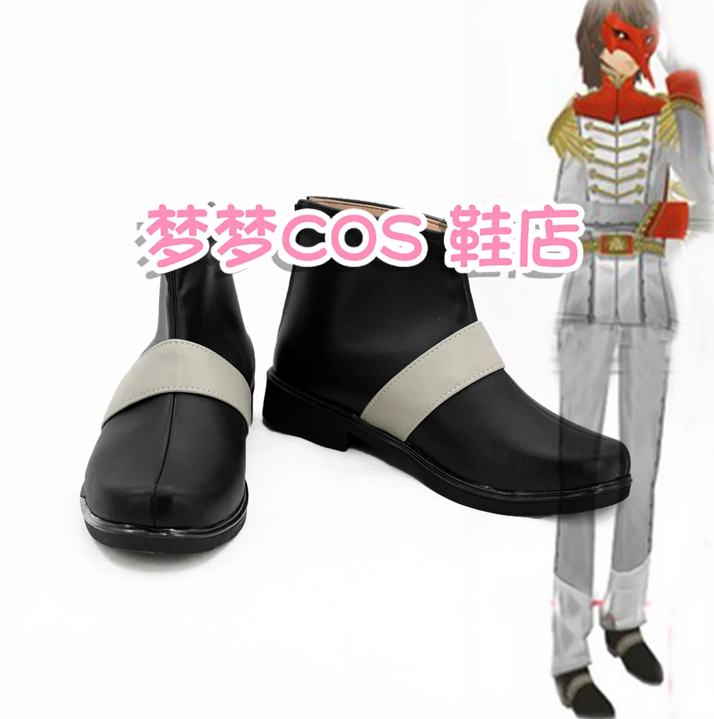 

Persona5 Akechi Goro Обувь для косплея Сапоги Хэллоуин Аниме Обувь для косплея