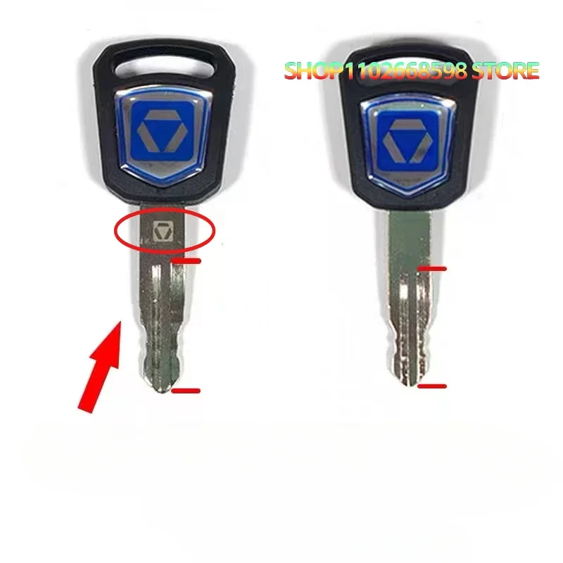 

1PC/5PCS/10PCS XCMG Excavator Key NEW Version for XE60 75 65 85 215 75DA 60D 200 Ignition Key Door Lock Key