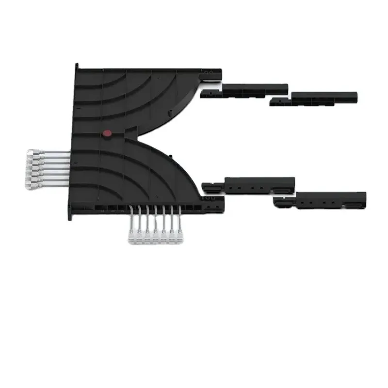 Channel Type Cable Management Tray 24-hole Cable Manager for Data Center Rack/Cabinet