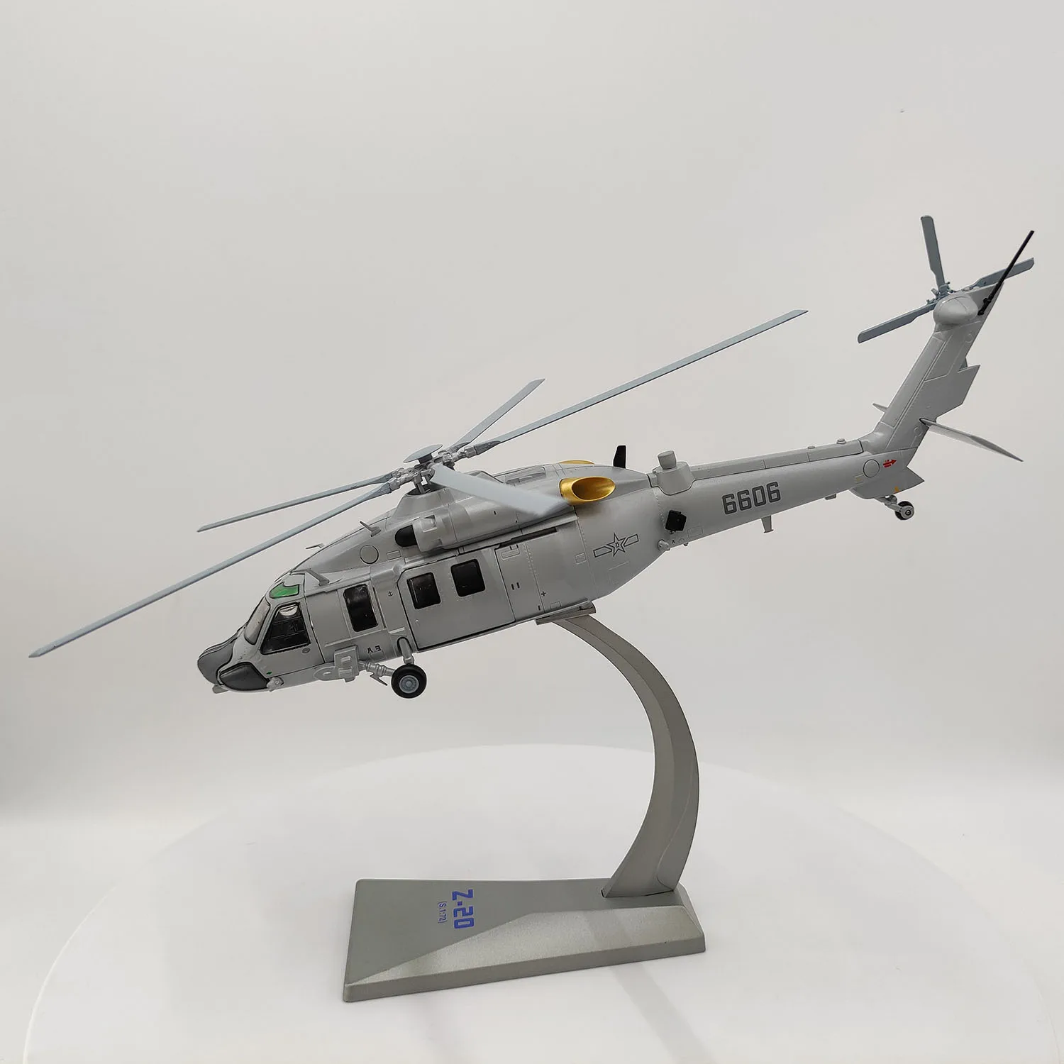 Diecast AF1 1/72 Bilancia Cina Z-20 6606 Elicottero Militare In Lega Modello di Aereo Da Collezione Souvenir Classico Giocattolo Regalo Nostalgico