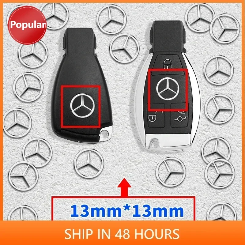 

# 13 мм наклейка на дистанционный ключ автомобиля, эмблема, наклейка для Mercedes Benz AMG W211 W212 W166 W167 W117 W247 W176 W204 W203 W205 W140 X253 W210