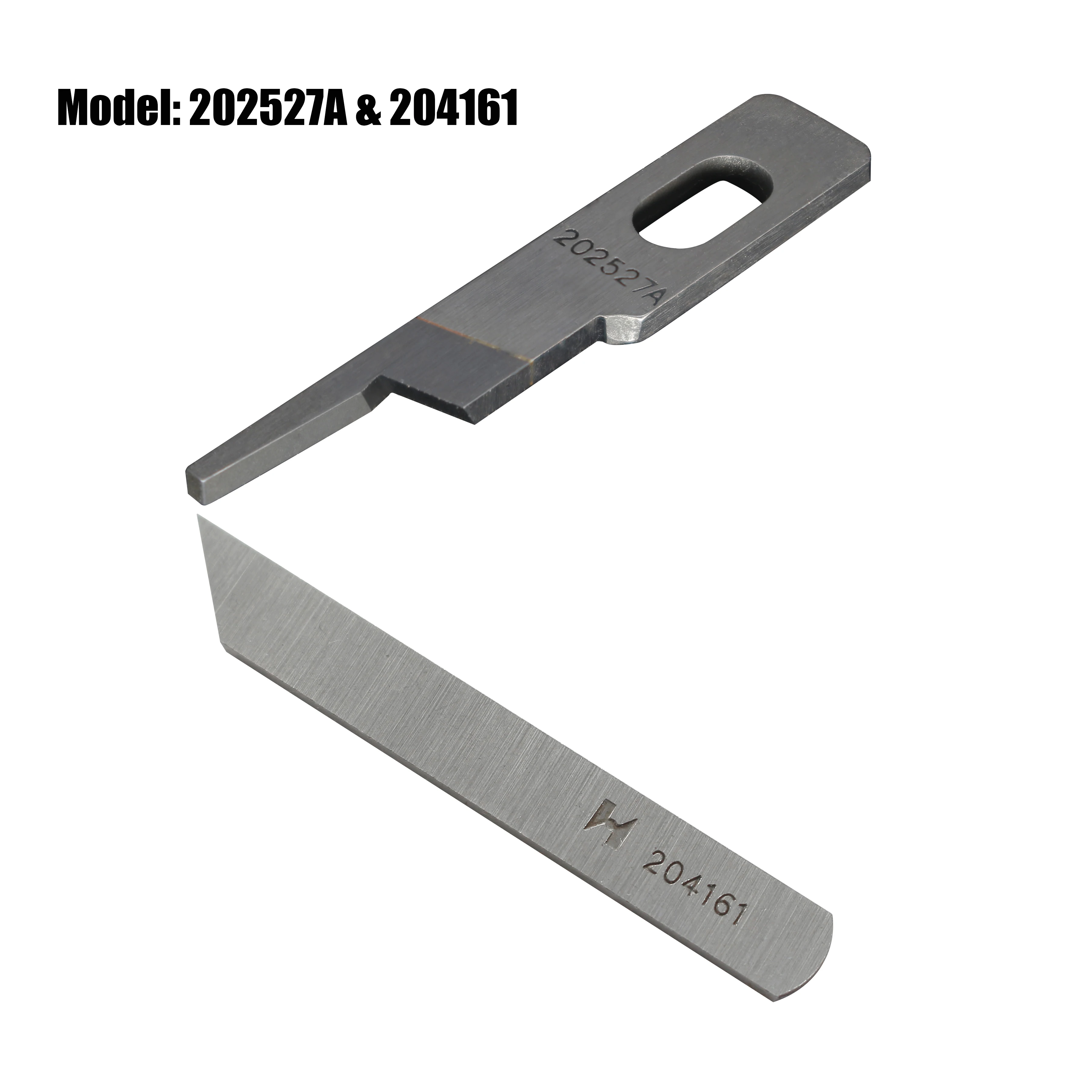 Industrial Five Thread Overlock Sewing Machine Accessories Blade Upper Lower Knife 204161 202527A Fit Pegasus M732 L32 503-4