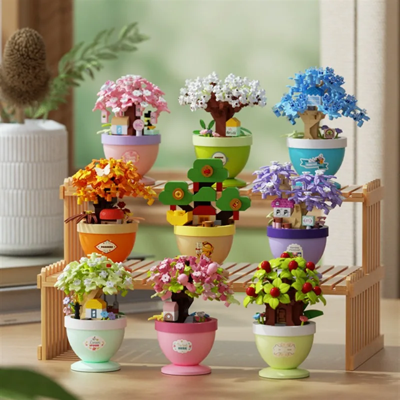 

Micro particle assembled building blocks Senling Floating Island series children's puzzle toys