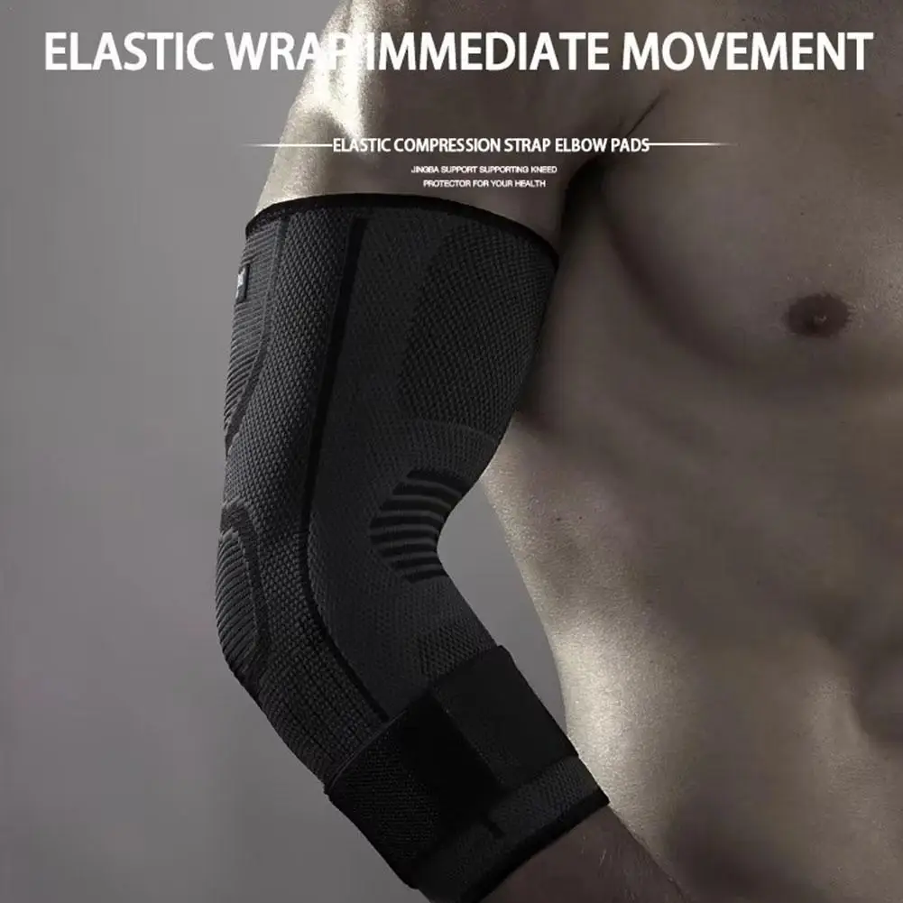 

1PCS Professional Sports Safety Knee Support Brace Patella Knee Pads Hole Sports with Metal Plate Black