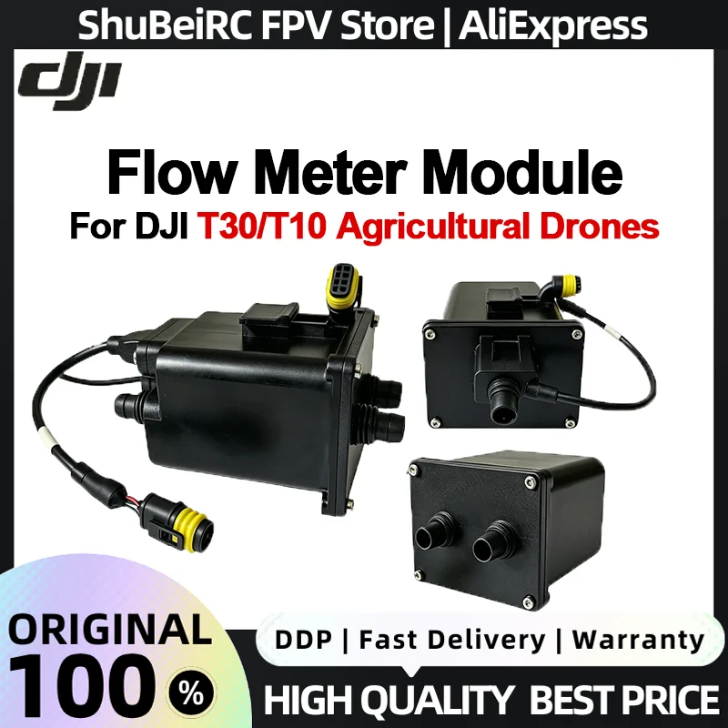 100%Original DJI T30 Flow Meter Module With Signal Cable for DJI Agras T30/T10 Agricultural Drones Plant Protection UAV Parts