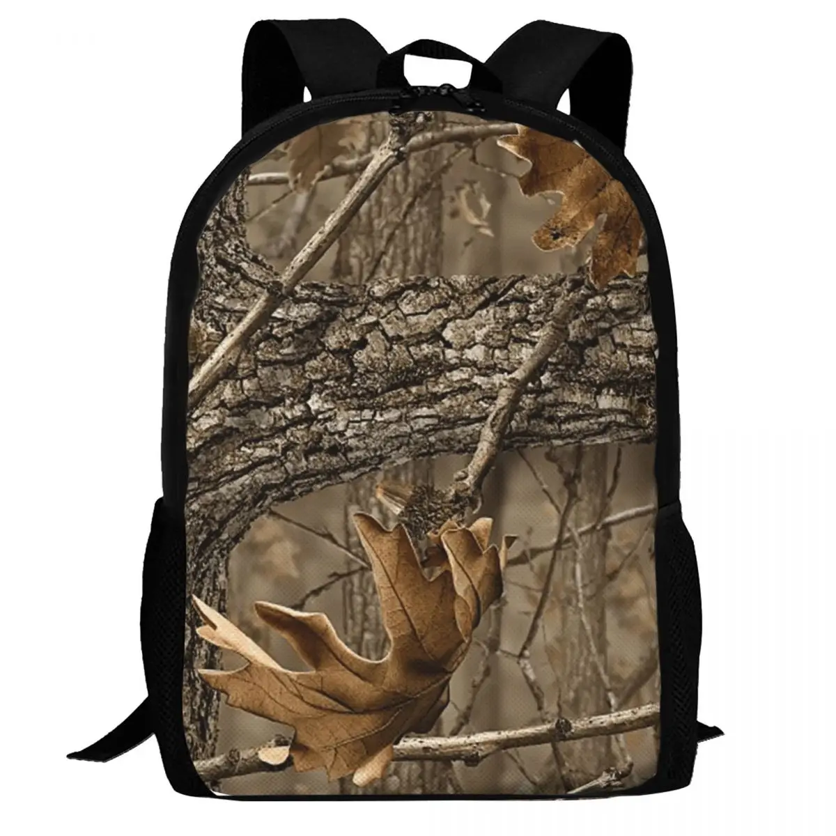 Camouflage Real Tree Realtree Hunter Camo Pattern Backpack Daypack Large Capacity BookBag School Bag Shoulder Bags for Men Women