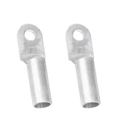 DL Naked Aluminum AL Oil-Plugging Electrical Power Cable Wire Screw Hole Tube Tubular Lug Connection Connector Crimp Terminal