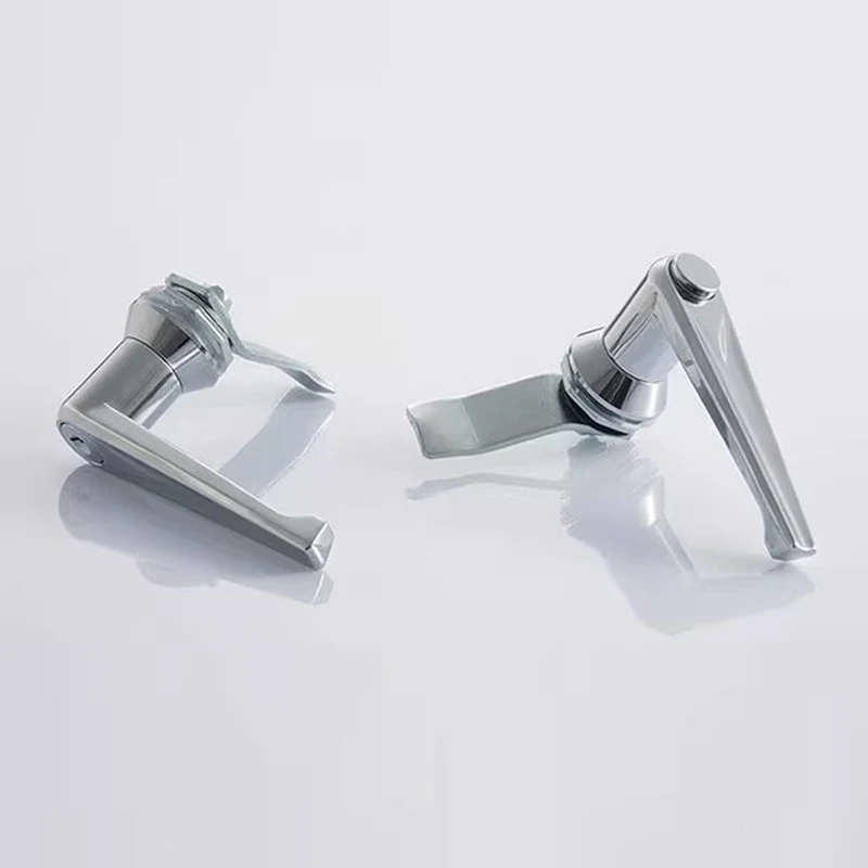 1PCS Equipment Door Handle Switch Cabinet Box Locks Control Box Door Lock Chrome-plated Mechanical Furniture Handware
