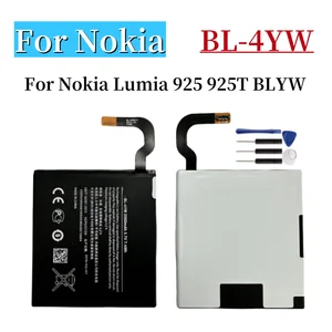 Bilashmart BackShell BL 4YW 2000mAh Replacement Battery Nokia Lumia 925 925T BLYW Li Polymer Batteries +Tools
