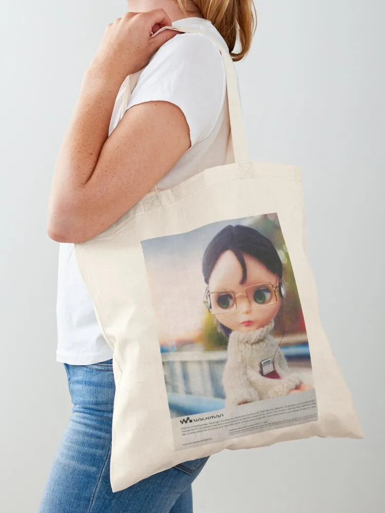 

blythe doll magazine Tote Bag shopping bags foldable shopper bags for women Big bag Women's bag