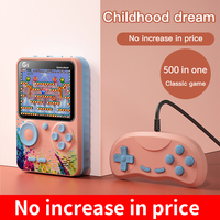 G5 500 In 1 MINI Game Handheld Game Players Portable Retro Video Console Boy 8 Bit 3.0 Inch Color LCD Screen Games