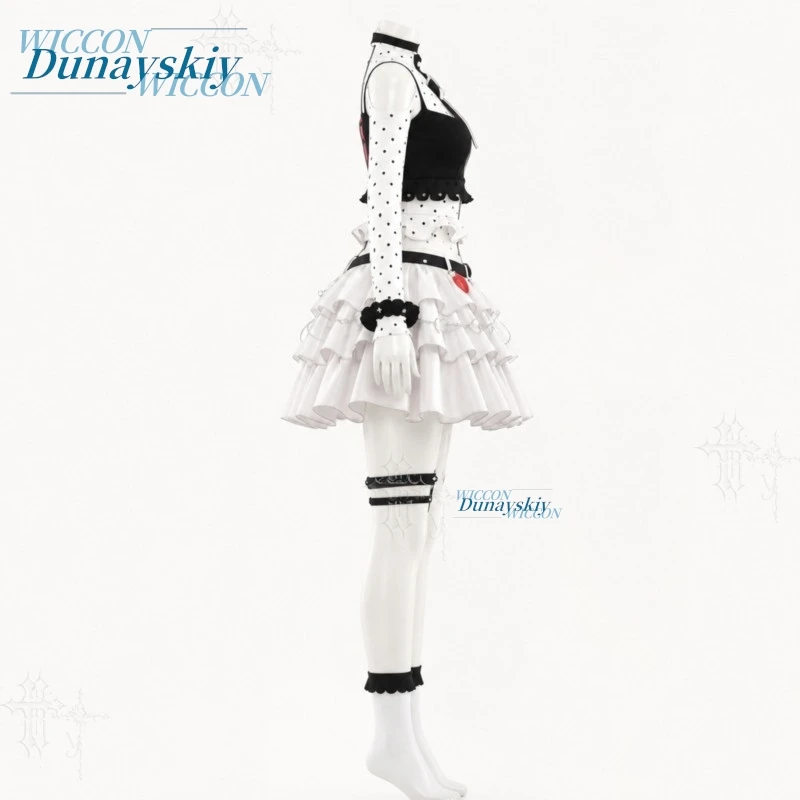 Neverness To Everness  Requiem Black And White Nurser Rhym Traditional Chinese StyleStreet Y2K Fashion Dress Outfit Women Lolita - view 3