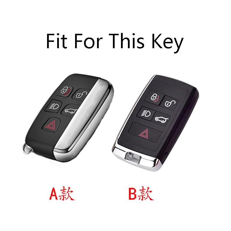 Zinc Alloy Car Key Case Cover Shell For Land Rover A9 Range Rover Sport Evoque Freelander 2 Jaguar XE XJ XJL XF C-X16 V12 Guitar