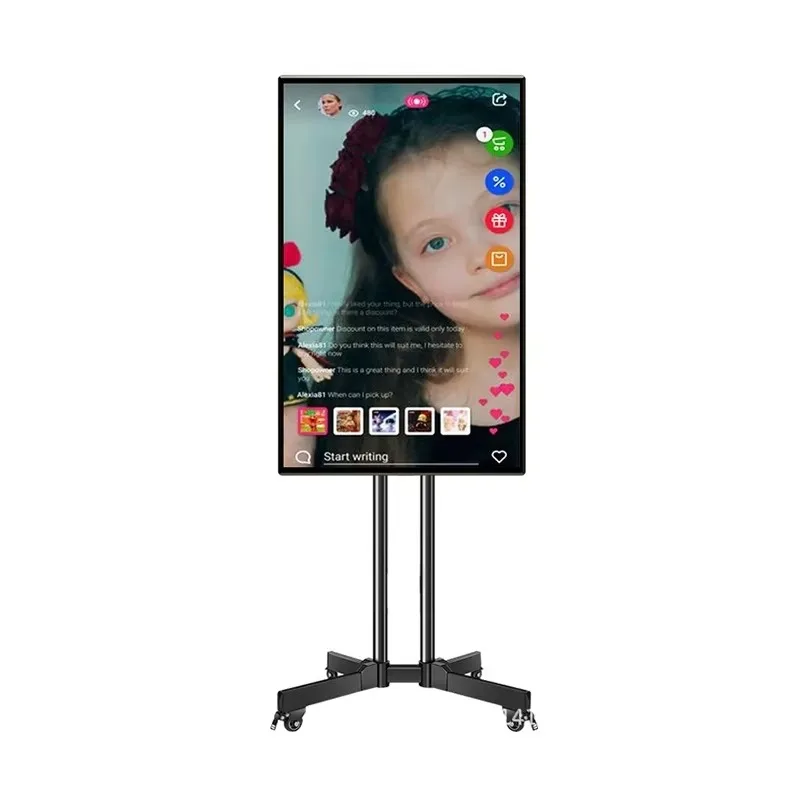 

32,43,55 Inch Live Streaming Broadcasting Equipment Tiktok Facebook YouTube Smart Live Streaming Broadcast Equipment