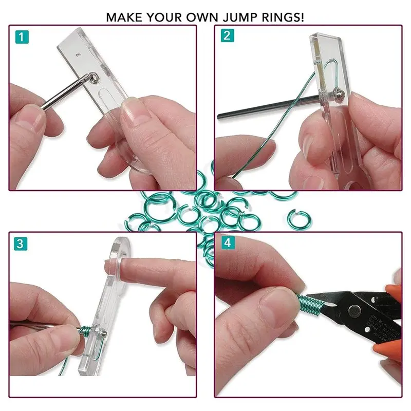 A32HOT-Jump Ring Maker-For Professional Jewelry Crafting Tool-Custom Sizes 4Mm, 6Mm 7Mm And 8Mm