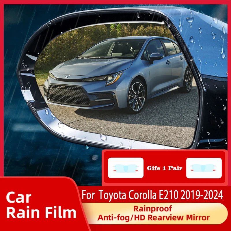 

Car Rearview Sides Mirrors Films For Toyota Corolla Auris E210 2019~2024 Anti-Fog Rearview Mirrors Covers Car Accessories 2023