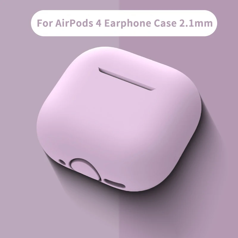 For Apple AirPods 4 Silicone Protective Cover with Charging Port Anti-Dust Dirt Dust Plug for Airpods 4 Earphone Case New Case