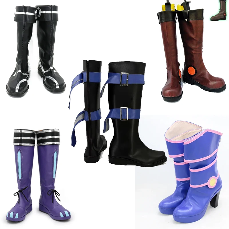 

Marufuji Ryo Anime Fudo Yusei Kaiba Seto Dragon Maid Сапоги Косплей Девушки Хэллоуин Джуден Юки Джудай Юги Муто Обувь На Заказ