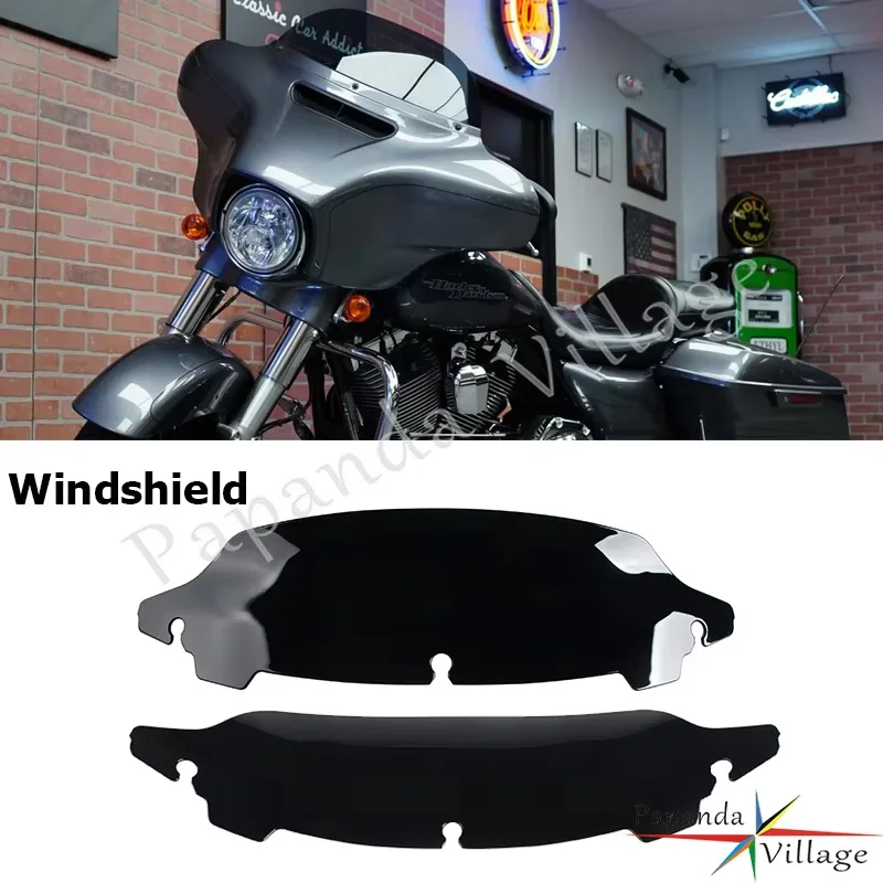 

Windshield For 2014-Later Harley Electra Street Glide Electra Glide Tri Glide Ultra Limited Models Motorcycle Windscreen Covers