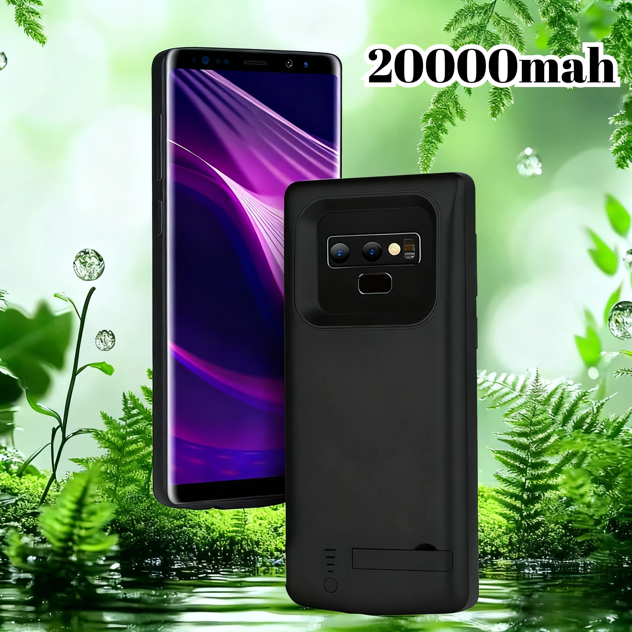 

20000 мАч для Samsung S10 + чехол для аккумулятора, чехол для беспроводной зарядки Power Bank для S10/S10e/Note9/Note8, портативный защитный чехол