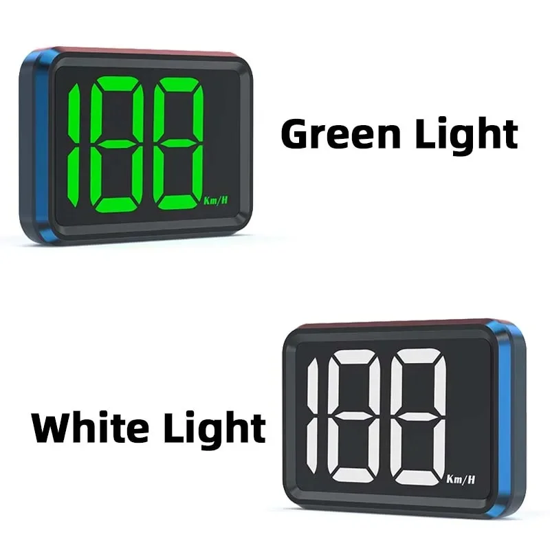 Car GPS Speedometer KMH Big Font Plug and Play HUD Head Up Display Universal Auto Electronic Speed Projector For All Vehicles