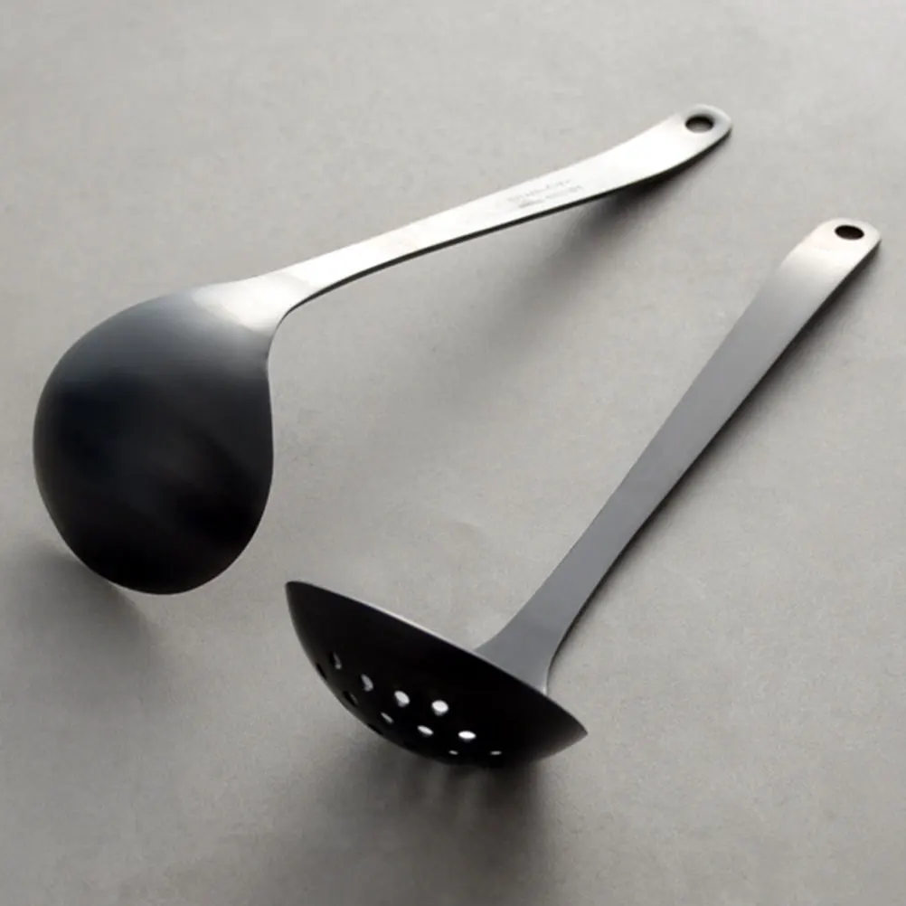 

Small Slotted Soup Stainless Steel Ladle Filter Spoons for Cooking Bowls Serving Ladles Spoon Ramen Sauce